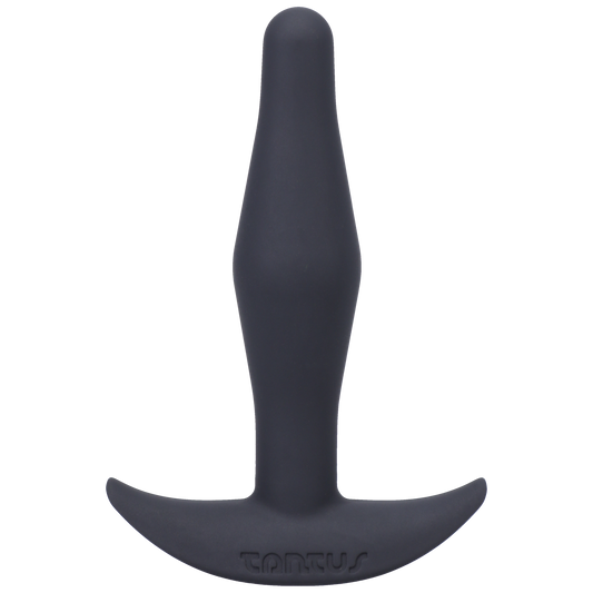 Tantus Silicone Little Flirt Butt Plug Black - Anal Toys - The Naughty & Nice District - Adult Sex Toy Store