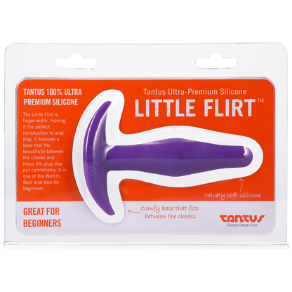 Tantus Silicone Little Flirt Butt Plug Purple Haze - Anal Toys - The Naughty & Nice District - Adult Sex Toy Store