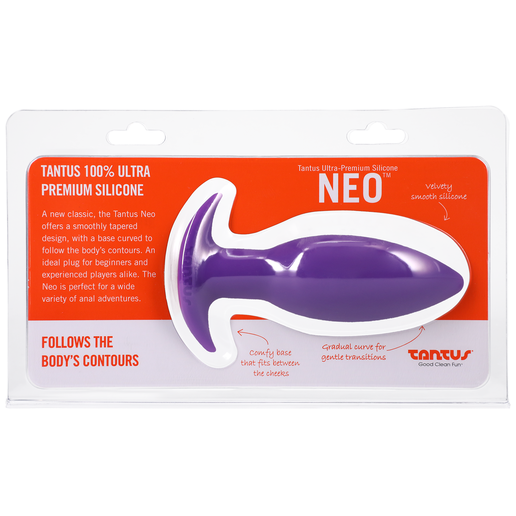 Tantus Silicone Neo Silicone Butt Plug - Anal Toys - The Naughty & Nice District - Adult Sex Toy Store