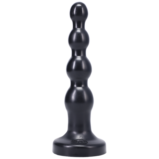 Tantus Silicone Large Ripple Butt Plug Black - Anal Toys - The Naughty & Nice District - Adult Sex Toy Store