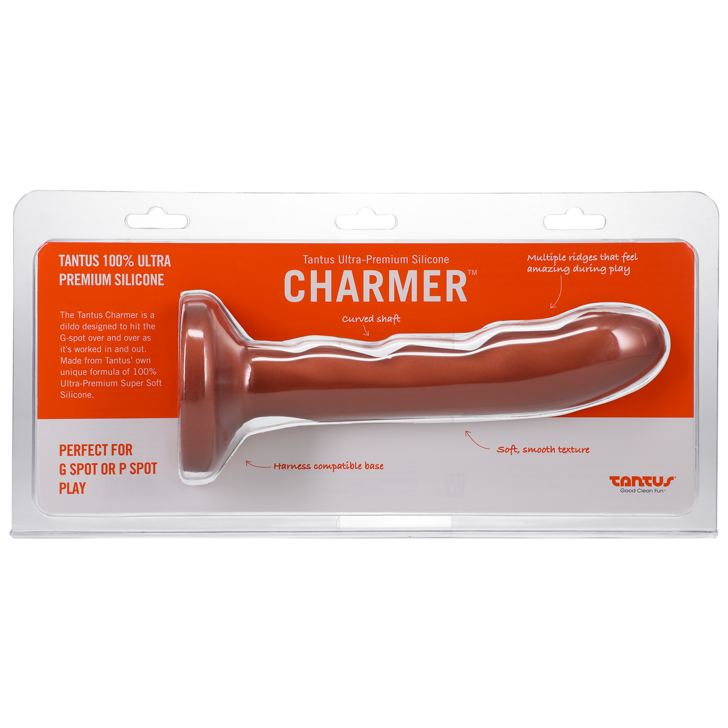 Charmer - Elegant Copper and Sapphire Design - Dongs & Dildos - The Naughty & Nice District - Adult Sex Toy Store