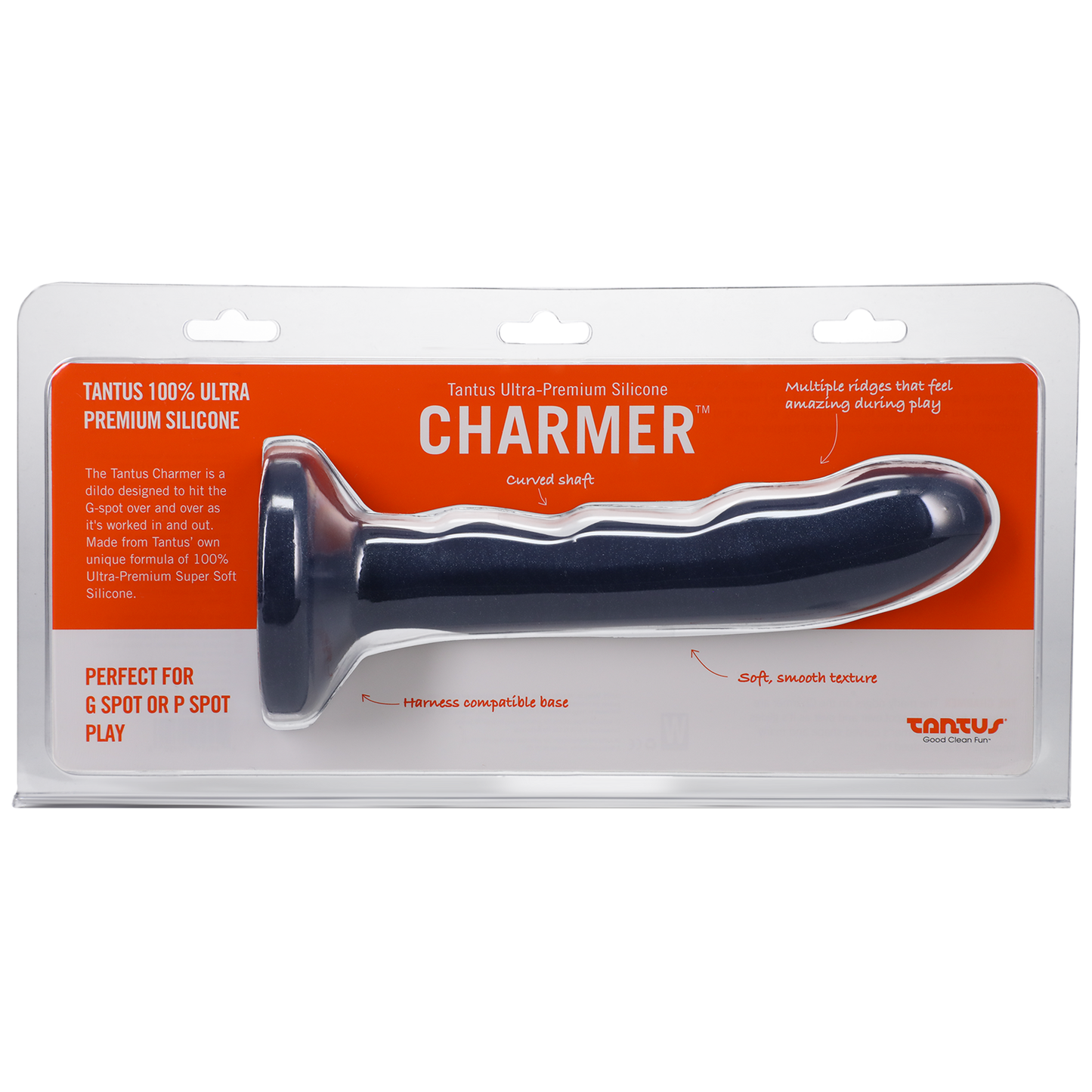 Charmer - Elegant Copper and Sapphire Design - Dongs & Dildos - The Naughty & Nice District - Adult Sex Toy Store