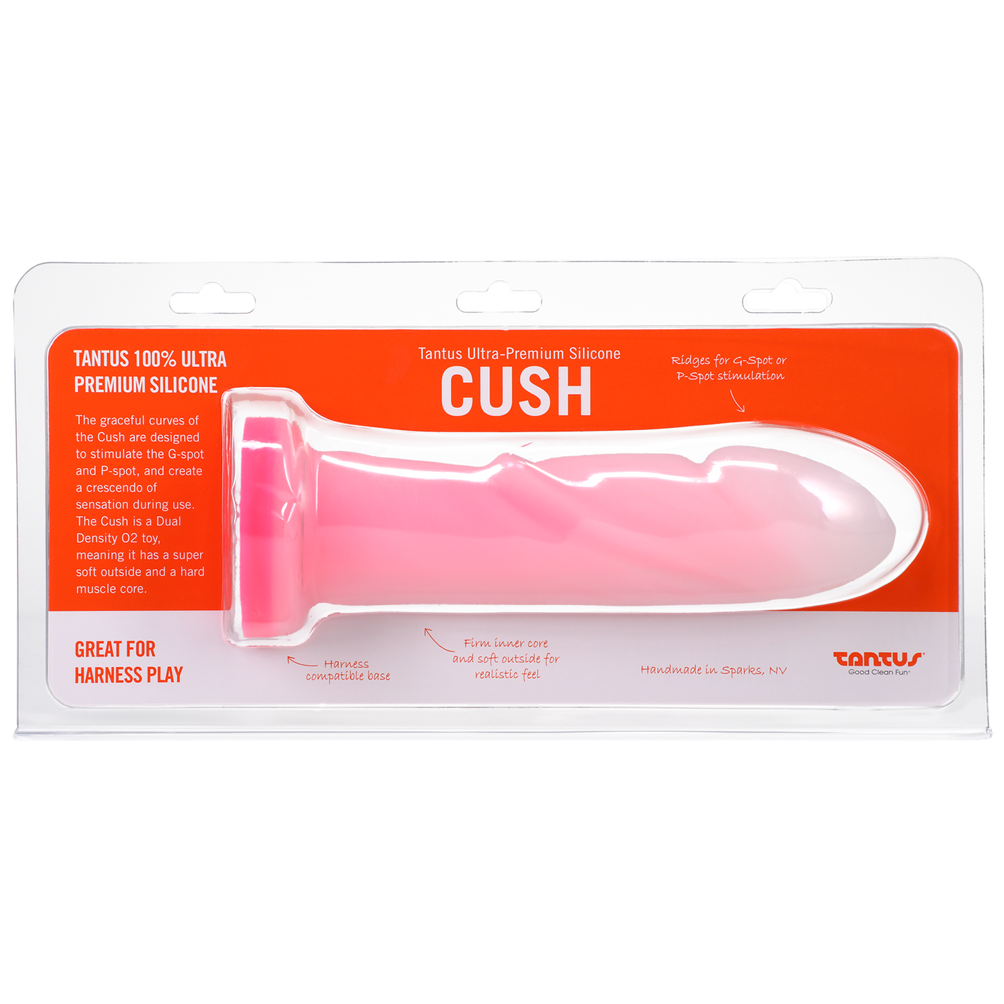 Cush Rose Quartz Dual Density - Dildos & Dongs - The Naughty & Nice District - Adult Sex Toy Store