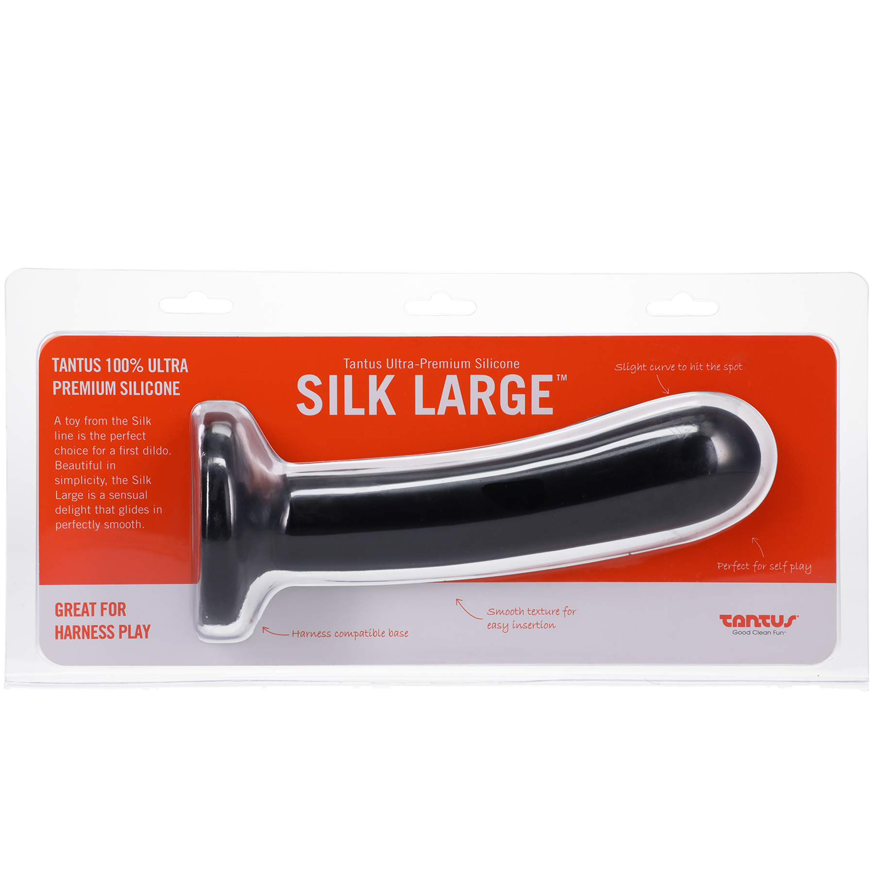 Silk Large Onyx Medium - Dildo - The Naughty & Nice District - Adult Sex Toy Store