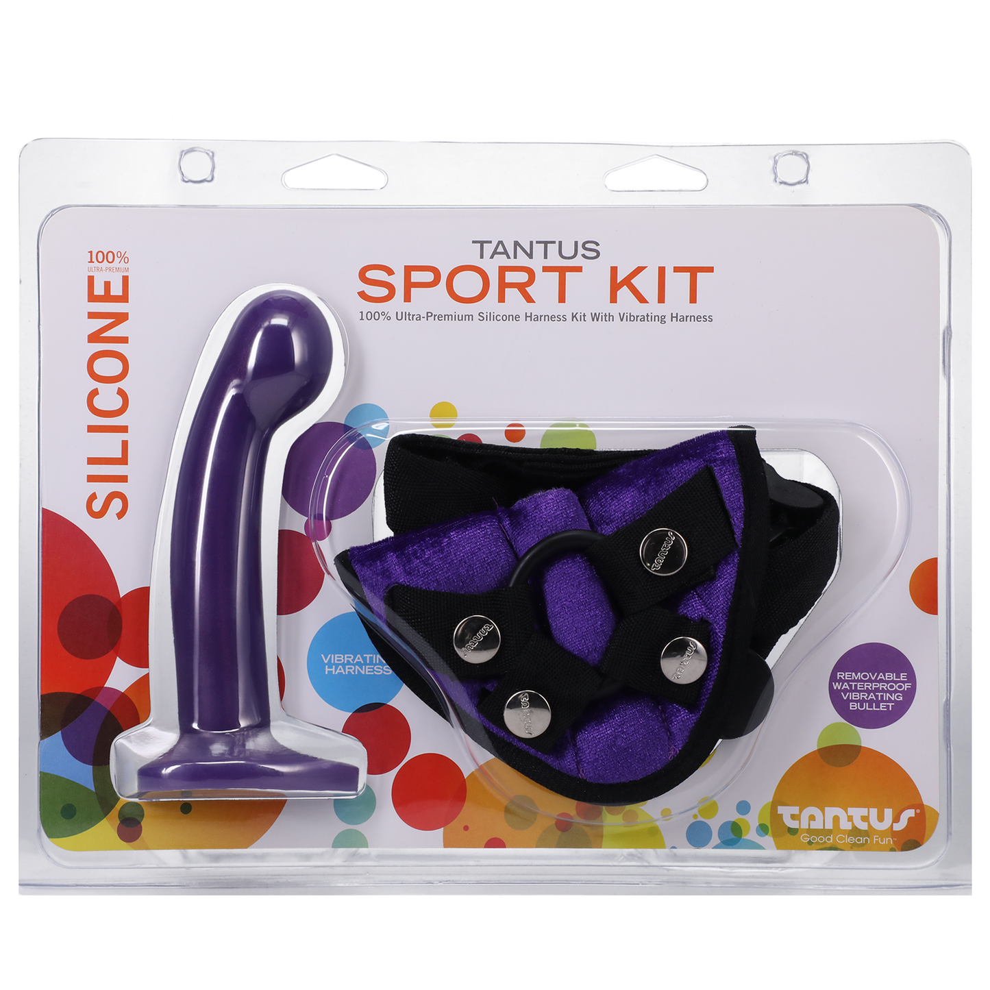 Tantus Silicone Sport Harness Kit Midnight Purple - Strap-Ons & Harnesses - The Naughty & Nice District - Adult Sex Toy Store