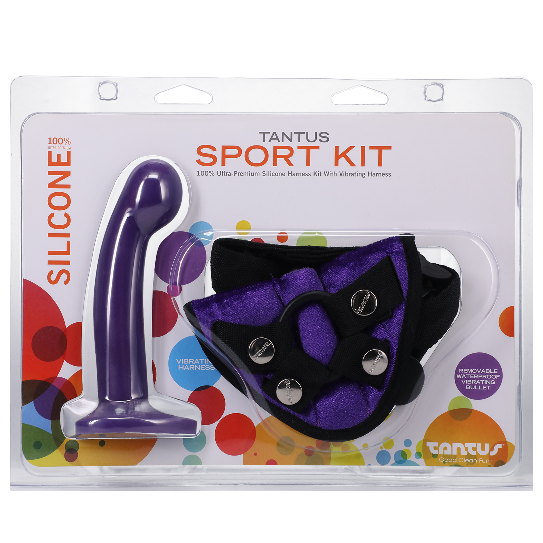 Tantus Silicone Sport Harness Kit Midnight Purple - Strap-Ons & Harnesses - The Naughty & Nice District - Adult Sex Toy Store