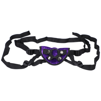 Tantus Silicone Sport Harness Kit Midnight Purple - Strap-Ons & Harnesses - The Naughty & Nice District - Adult Sex Toy Store