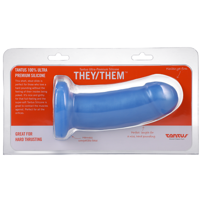 They / Them - Super Soft Silicone Dildo in Copper, Malachite, Azure, and Silver - Dildo - The Naughty & Nice District - Adult Sex Toy Store