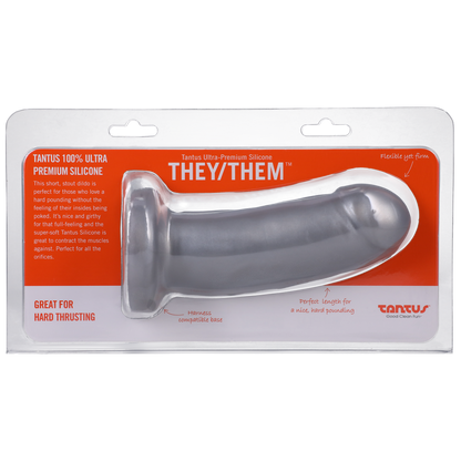 They / Them - Super Soft Silicone Dildo in Copper, Malachite, Azure, and Silver - Dildo - The Naughty & Nice District - Adult Sex Toy Store