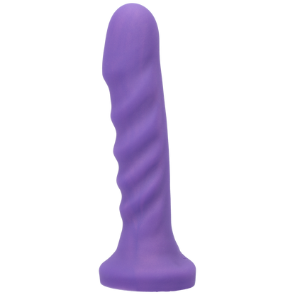 Tantus Silicone Echo Silicone Vibrator Midnight Purple - Dongs & Dildos - The Naughty & Nice District - Adult Sex Toy Store