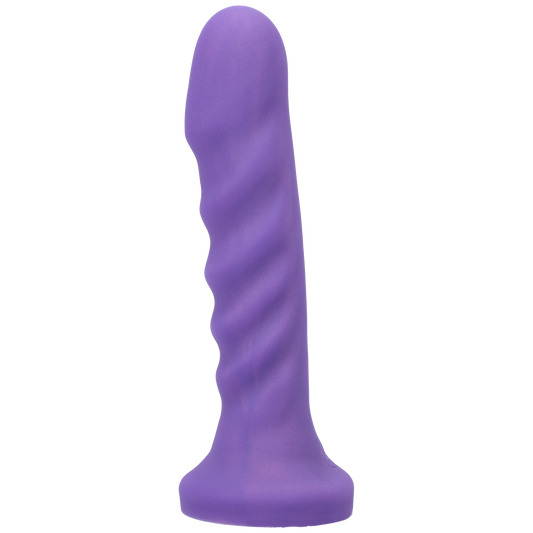 Tantus Silicone Echo Silicone Vibrator Midnight Purple - Dongs & Dildos - The Naughty & Nice District - Adult Sex Toy Store