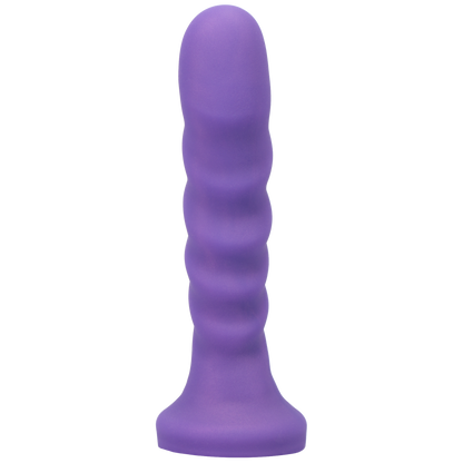 Tantus Silicone Echo Silicone Vibrator Midnight Purple - Dongs & Dildos - The Naughty & Nice District - Adult Sex Toy Store