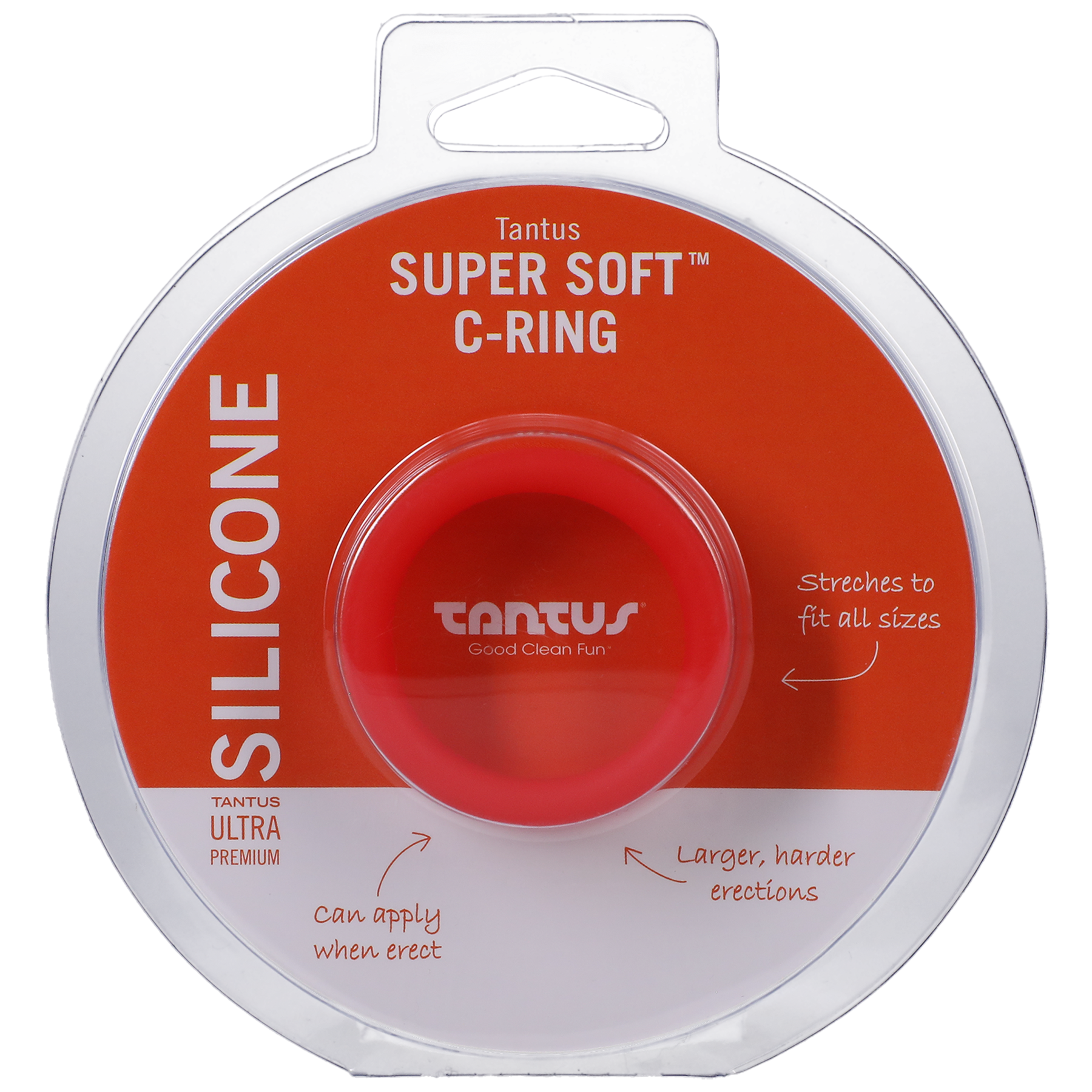 Super Soft Cock Ring Red - Cock Rings - The Naughty & Nice District - Adult Sex Toy Store