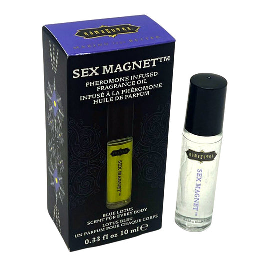 SEX MAGNET Pheromone - Blue Lotus Roll On Fragrance Oil  .33oz - Lubes - The Naughty & Nice District - Adult Sex Toy Store