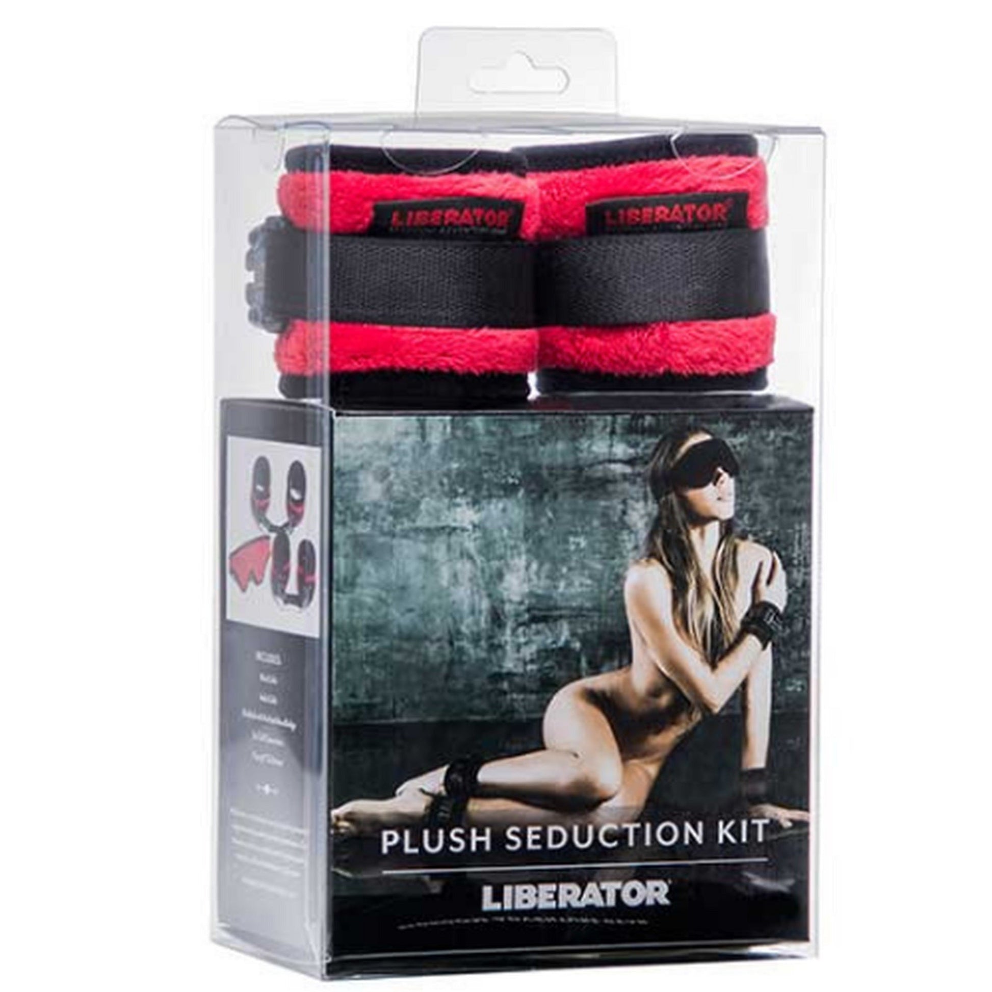 Black Label Seduction Cuff Kit Black Microfiber - The Naughty & Nice District