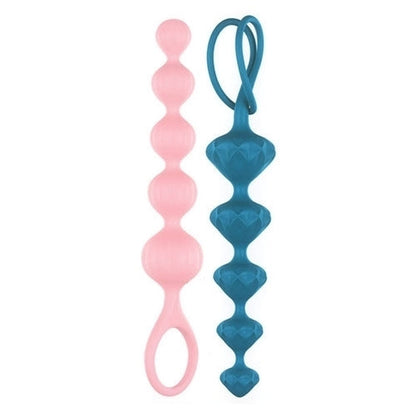 Satisfyer, Love Beads Set of 2 - Soft Silicone Anal Training for Beginners - Anal Toys - The Naughty & Nice District - Adult Sex Toy Store