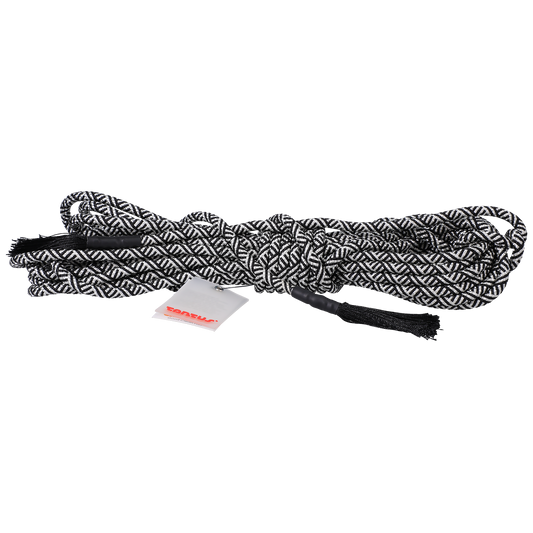 Rope - 30 Feet - Silver, Onyx - BDSM - The Naughty & Nice District - Adult Sex Toy Store