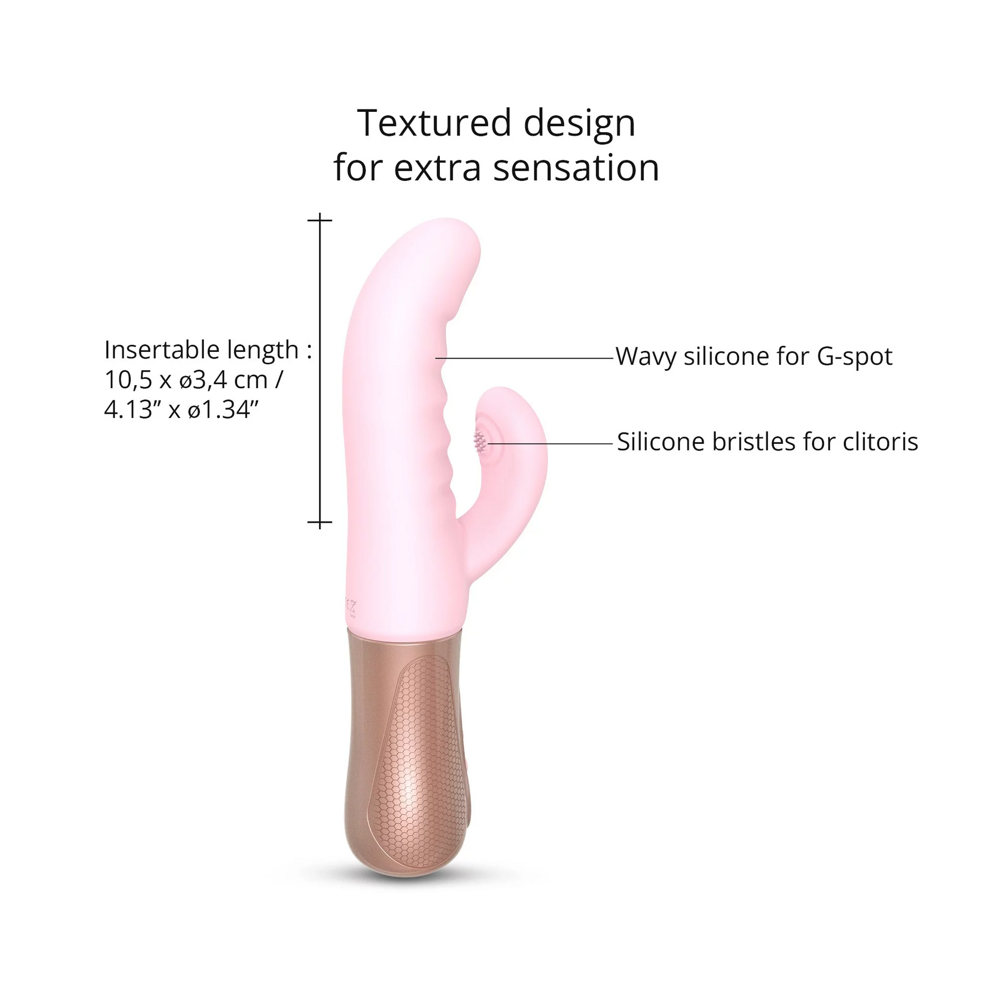 SASSY BUNNY - BABY PINK - VIbrators - The Naughty & Nice District - Adult Sex Toy Store