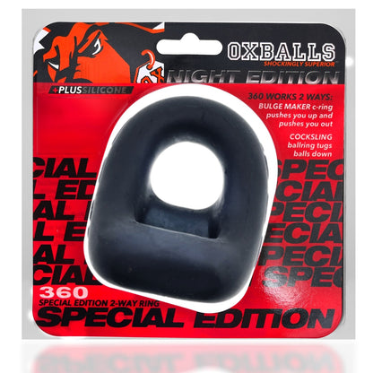 Oxballs 360, dual use cockring - PLUS+SILICONE special edition - NIGHT - Vibrating Cock Rings - The Naughty & Nice District - Adult Sex Toy Store