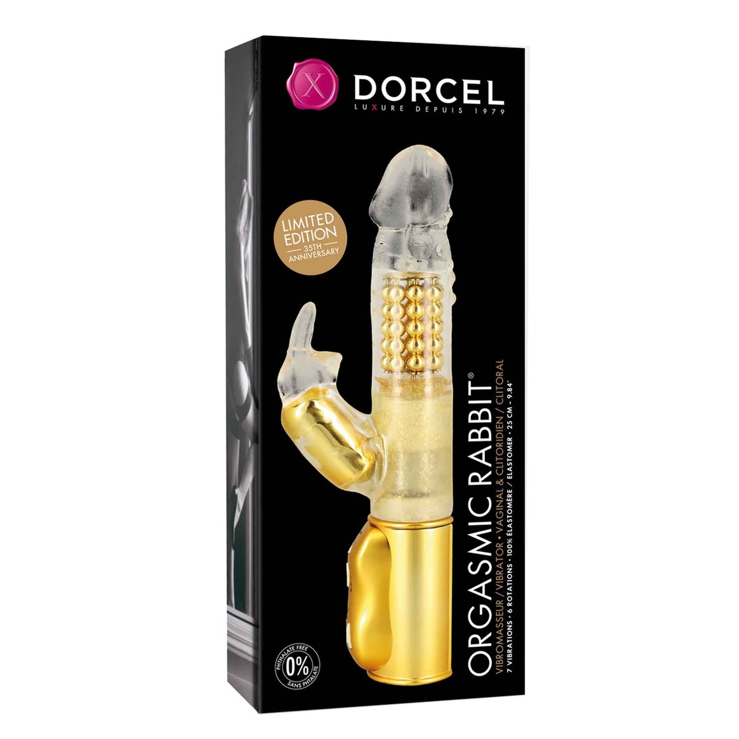 ORGASMIC RABBIT GOLD - VIbrators - The Naughty & Nice District - Adult Sex Toy Store