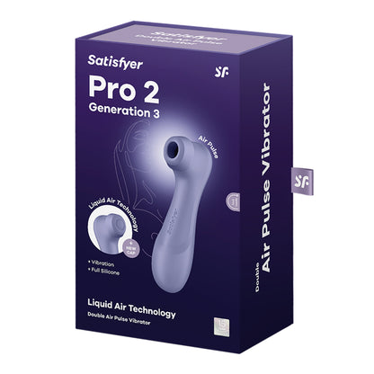 Satisfyer, Pro 2 Generation 3 - Lilac - Clitoral Pulse - The Naughty & Nice District - Adult Sex Toy Store