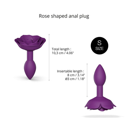 OPEN ROSES S SIZE - PURPLE RAIN - Anal Toys - The Naughty & Nice District - Adult Sex Toy Store