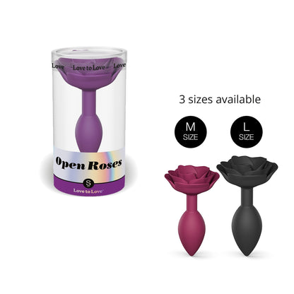 OPEN ROSES S SIZE - PURPLE RAIN - Anal Toys - The Naughty & Nice District - Adult Sex Toy Store