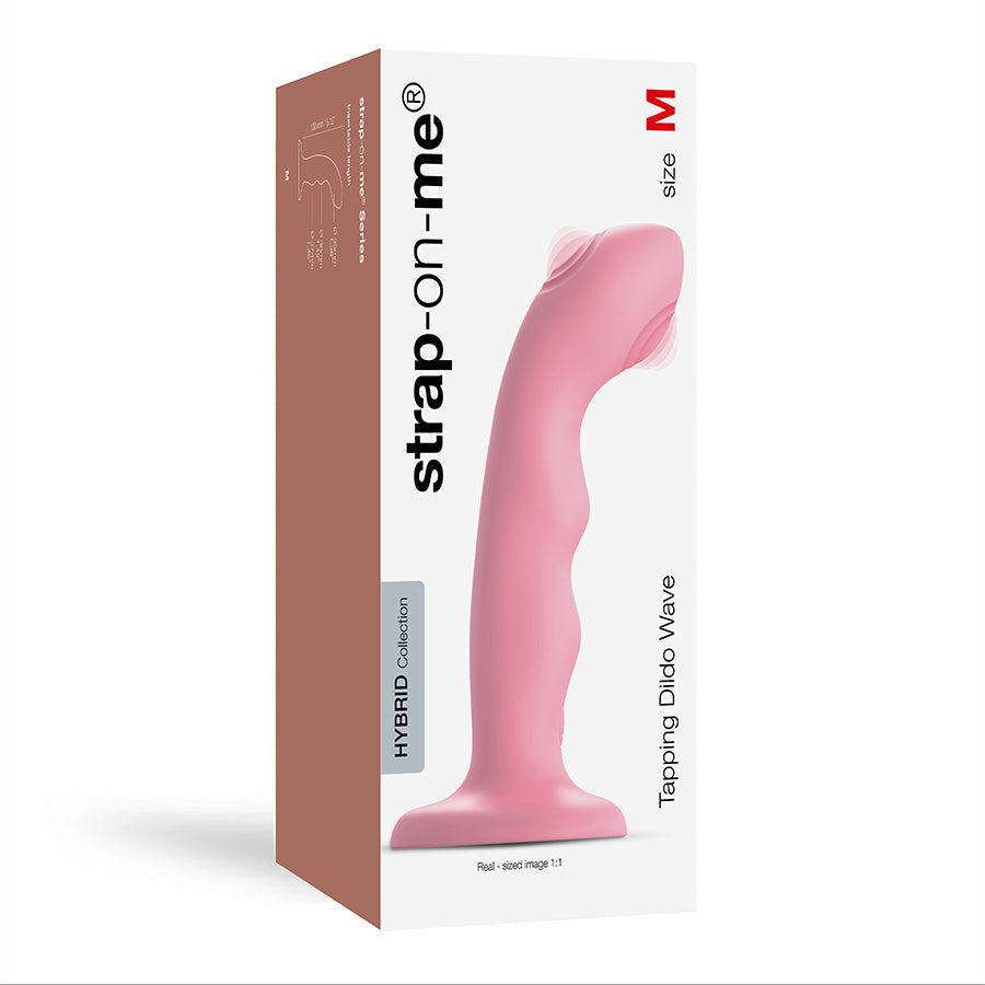 TAPPING DILDO WAVE - CORAL PINK - Dongs & Dildos - The Naughty & Nice District - Adult Sex Toy Store