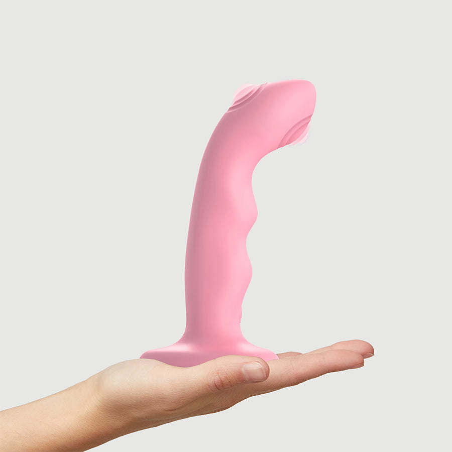 TAPPING DILDO WAVE - CORAL PINK - Dongs & Dildos - The Naughty & Nice District - Adult Sex Toy Store