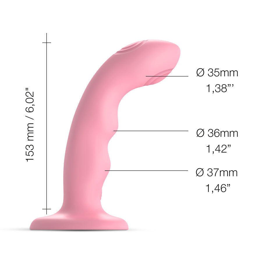 TAPPING DILDO WAVE - CORAL PINK - Dongs & Dildos - The Naughty & Nice District - Adult Sex Toy Store