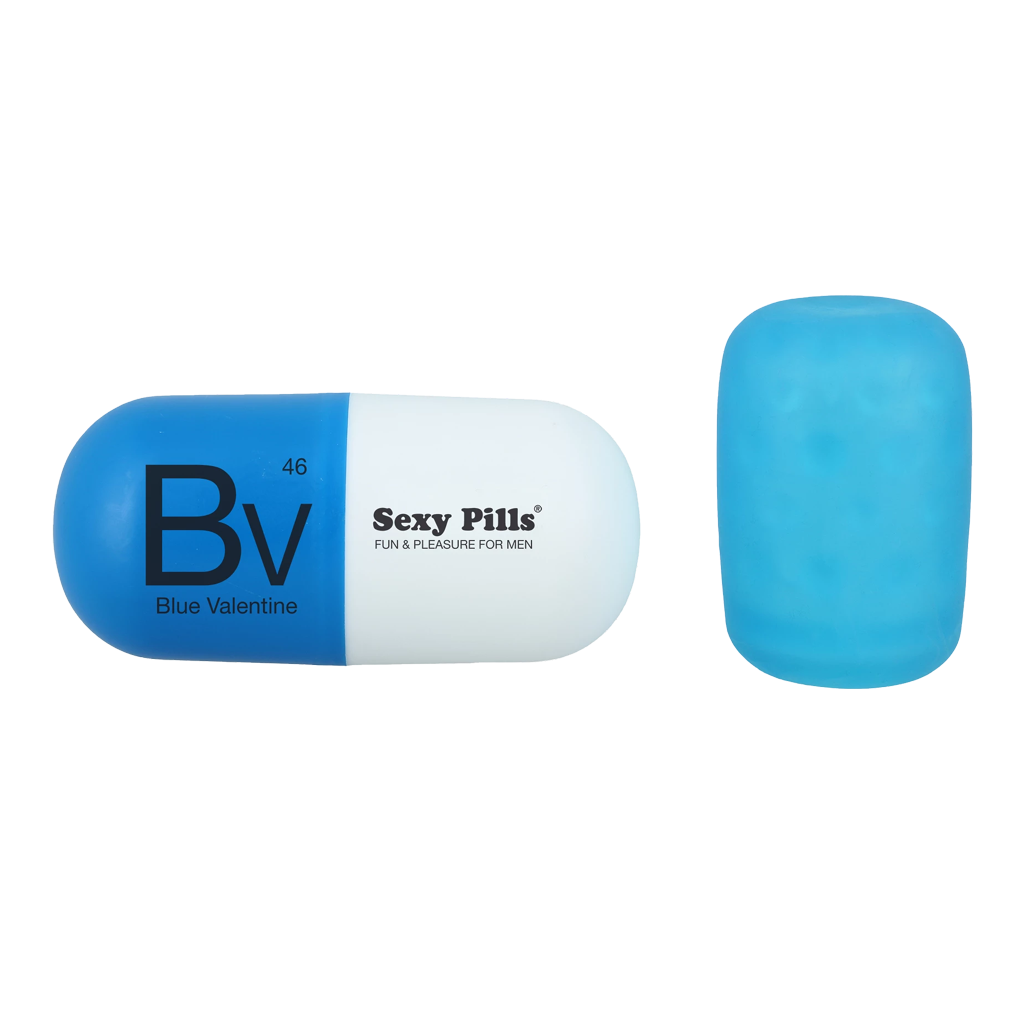 SEXY PILLS BLUE VALENTINE -  Masturbator - For Him - The Naughty & Nice District - Adult Sex Toy Store