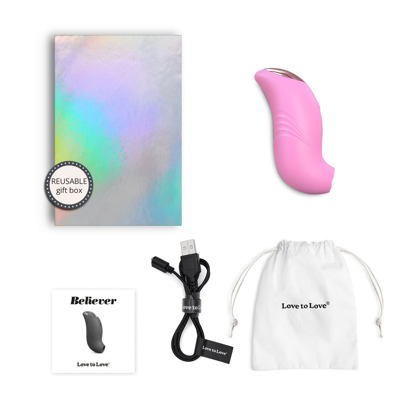 Believer Clitoral Vibrator Collection - Unleash Bold Experiences - VIbrators - The Naughty & Nice District - Adult Sex Toy Store