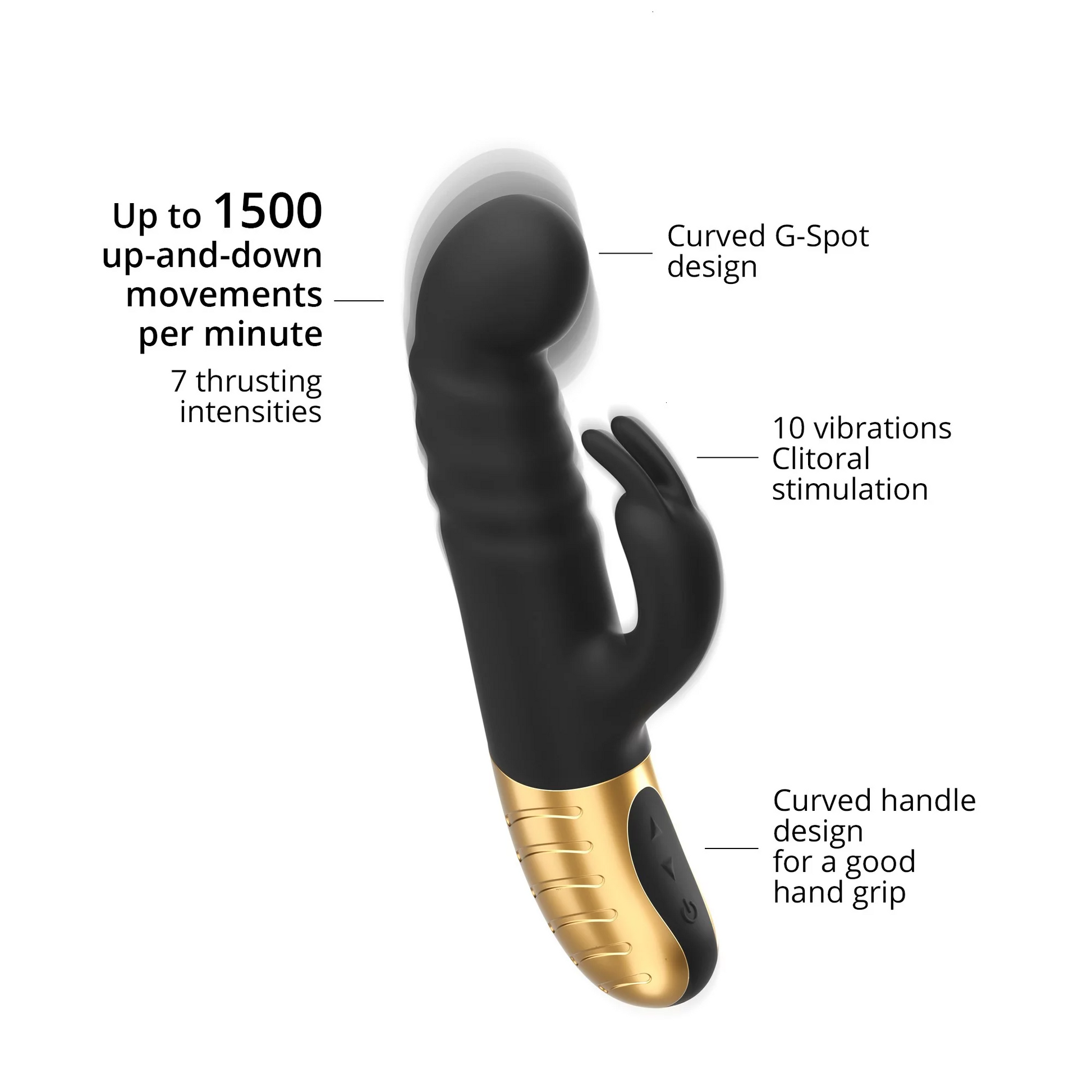 G-Stormer Rechargeable Rabbit - VIbrators - The Naughty & Nice District - Adult Sex Toy Store