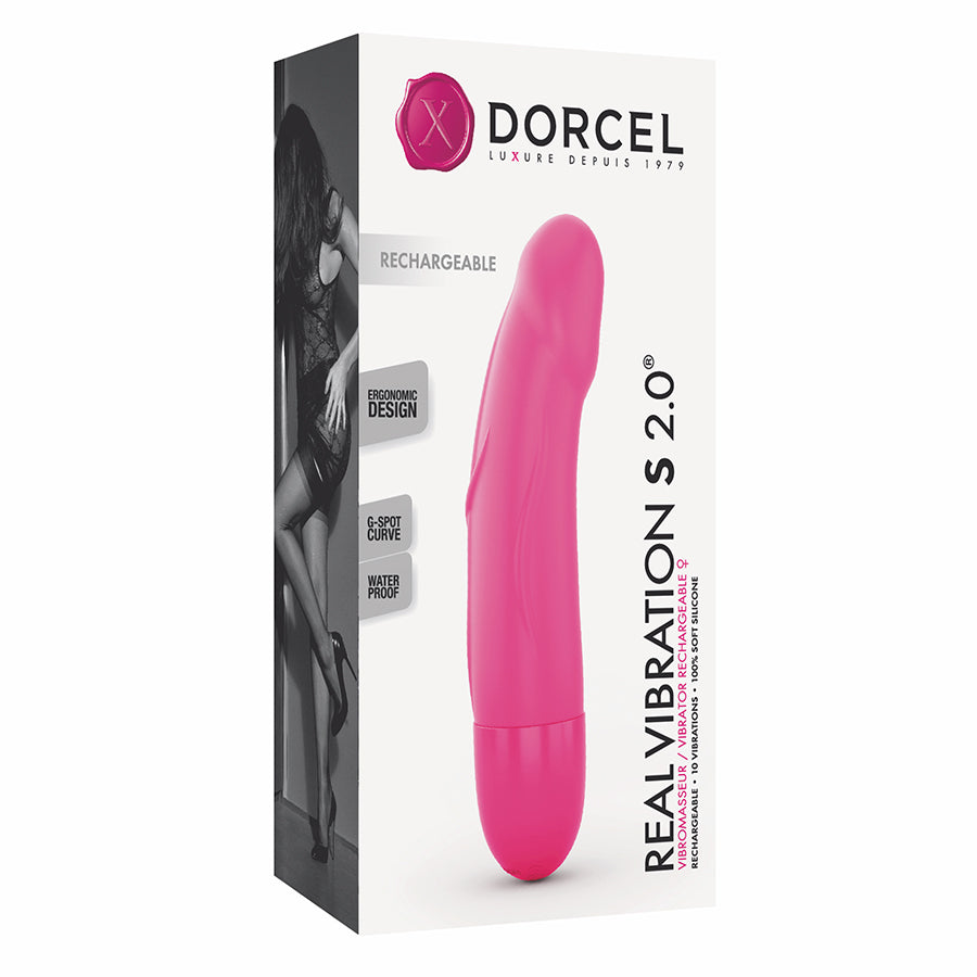 REAL VIBRATION S PINK 2.0 - RECHARGEABLE - VIbrators - The Naughty & Nice District - Adult Sex Toy Store