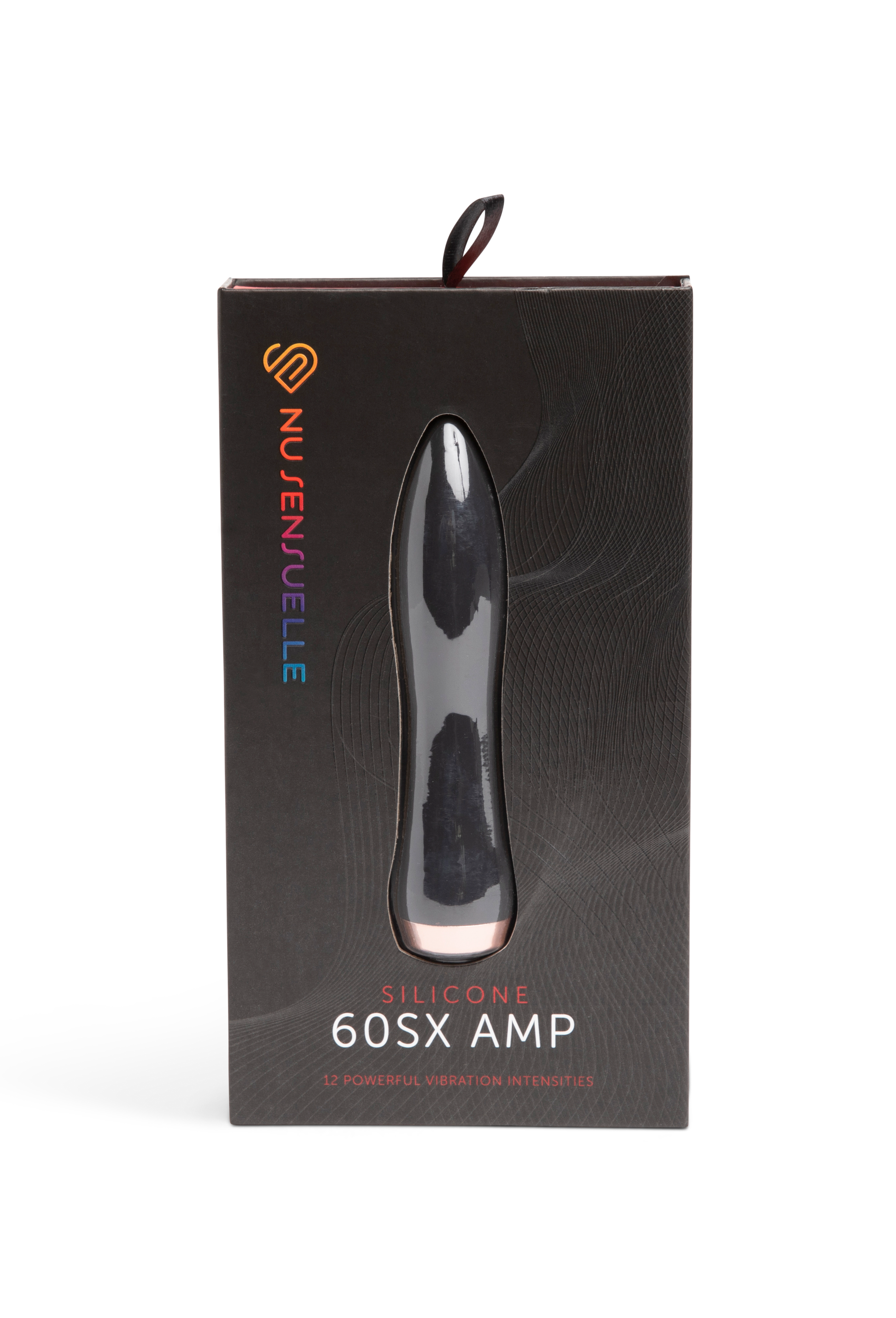 Nu Sensuelle 60SX AMP Silicone Bullet Vibrator – 12 Speeds, Rechargeable, Waterproof - Bullet Vibrators - The Naughty & Nice District - Adult Sex Toy Store