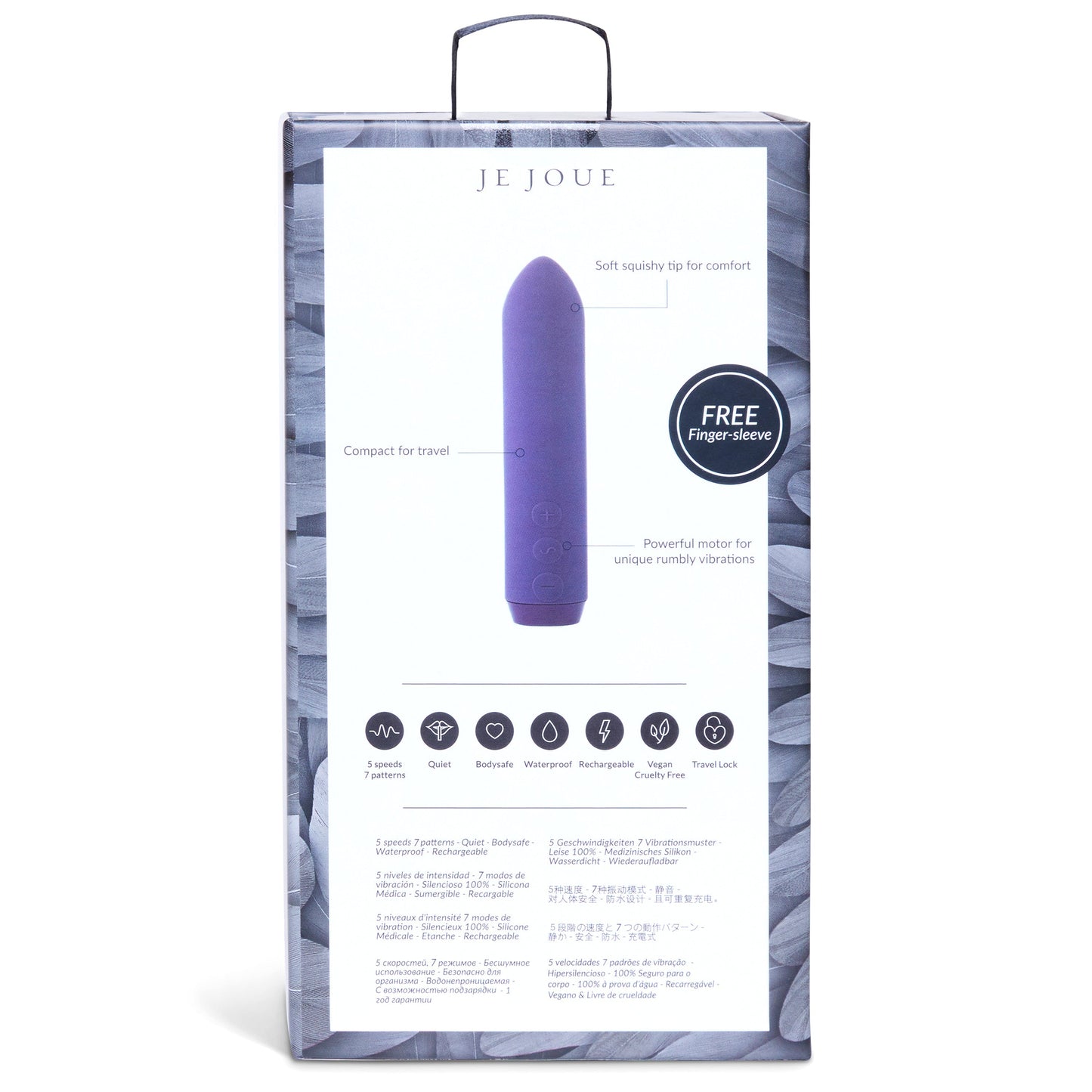 Je Joue Classic Rechargeable Bullet Vibrator - VIbrators - The Naughty & Nice District - Adult Sex Toy Store