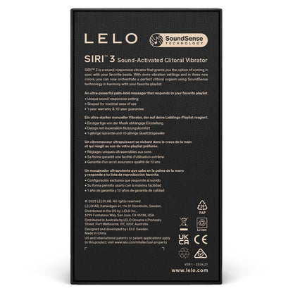 LELO, SIRI 3 Calm Lavender - Clitoral Pulse - The Naughty & Nice District - Adult Sex Toy Store