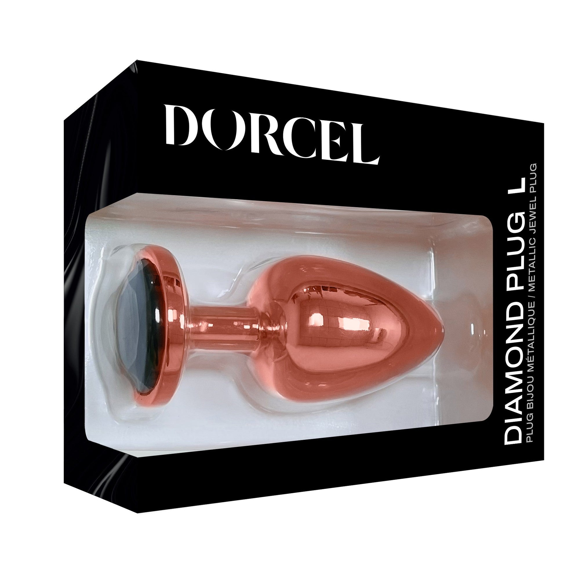 Diamond Plug Rose Gold - Elegant Metal Anal Toy in Three Sizes for Safe, Seductive Play - Anal Toys - The Naughty & Nice District - Adult Sex Toy Store