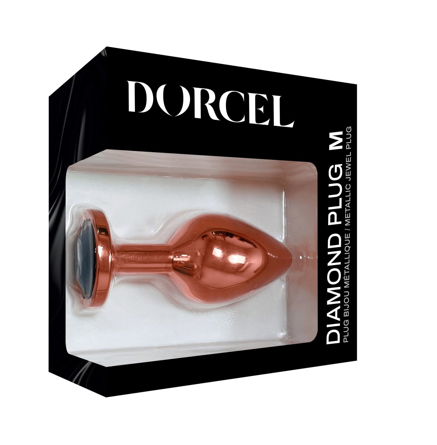 Diamond Plug Rose Gold - Elegant Metal Anal Toy in Three Sizes for Safe, Seductive Play - Anal Toys - The Naughty & Nice District - Adult Sex Toy Store