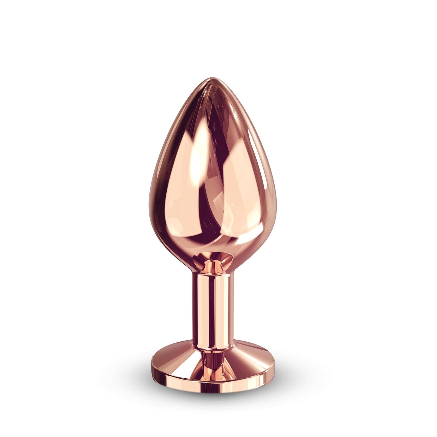 Diamond Plug Rose Gold - Elegant Metal Anal Toy in Three Sizes for Safe, Seductive Play - Anal Toys - The Naughty & Nice District - Adult Sex Toy Store