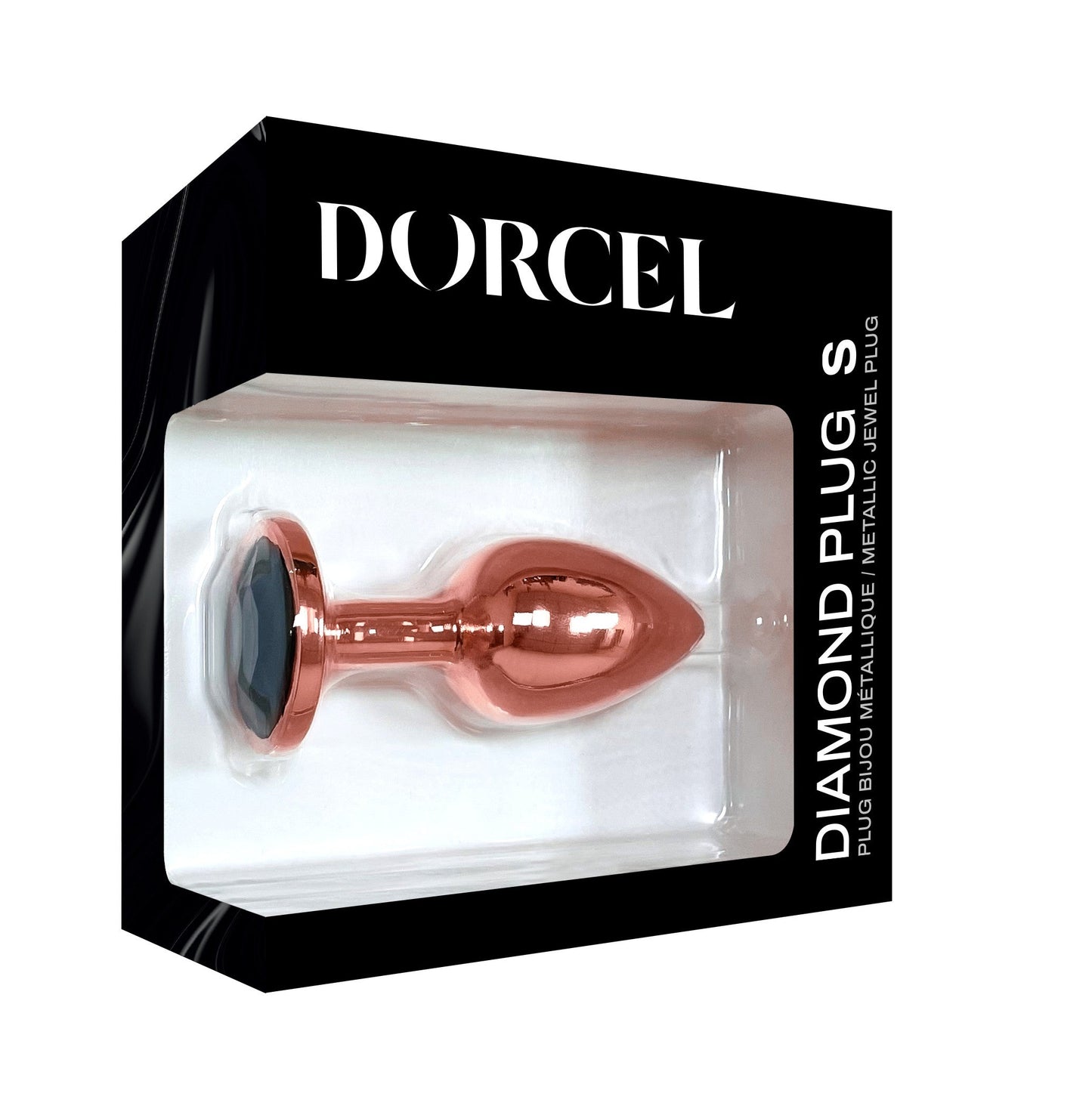 Diamond Plug Rose Gold - Elegant Metal Anal Toy in Three Sizes for Safe, Seductive Play - Anal Toys - The Naughty & Nice District - Adult Sex Toy Store