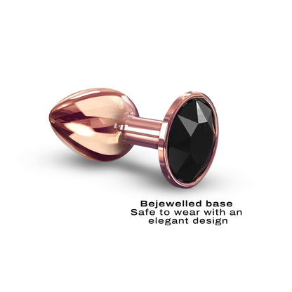 Diamond Plug Rose Gold - Elegant Metal Anal Toy in Three Sizes for Safe, Seductive Play - Anal Toys - The Naughty & Nice District - Adult Sex Toy Store