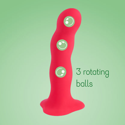 BOUNCER - Suction-Cup Dildo with Weighted Balls for Organic Sensation and Strap-On Fun - Dildo - The Naughty & Nice District - Adult Sex Toy Store