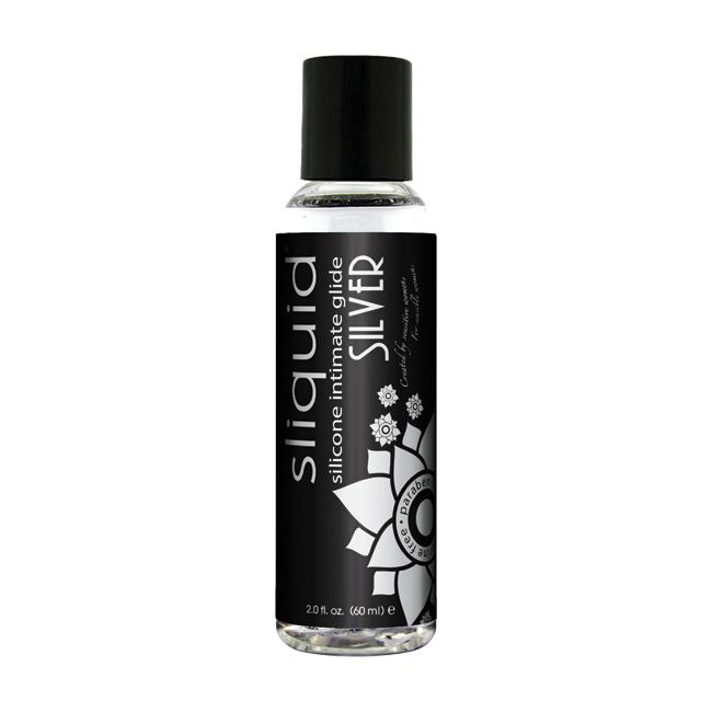 Silver Silicone lubricant 2oz - Silicone-Based Lubes - The Naughty & Nice District - Adult Sex Toy Store