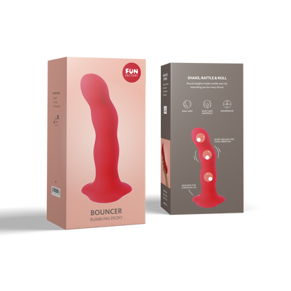 BOUNCER - Suction-Cup Dildo with Weighted Balls for Organic Sensation and Strap-On Fun - Dildo - The Naughty & Nice District - Adult Sex Toy Store