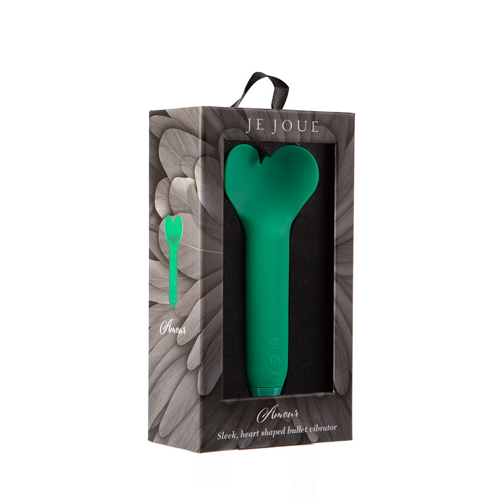 Amour Heart-Shaped Tip Bullet Vibrator – Powerful, Rumbly Sensations by Je Joue - VIbrators - The Naughty & Nice District - Adult Sex Toy Store