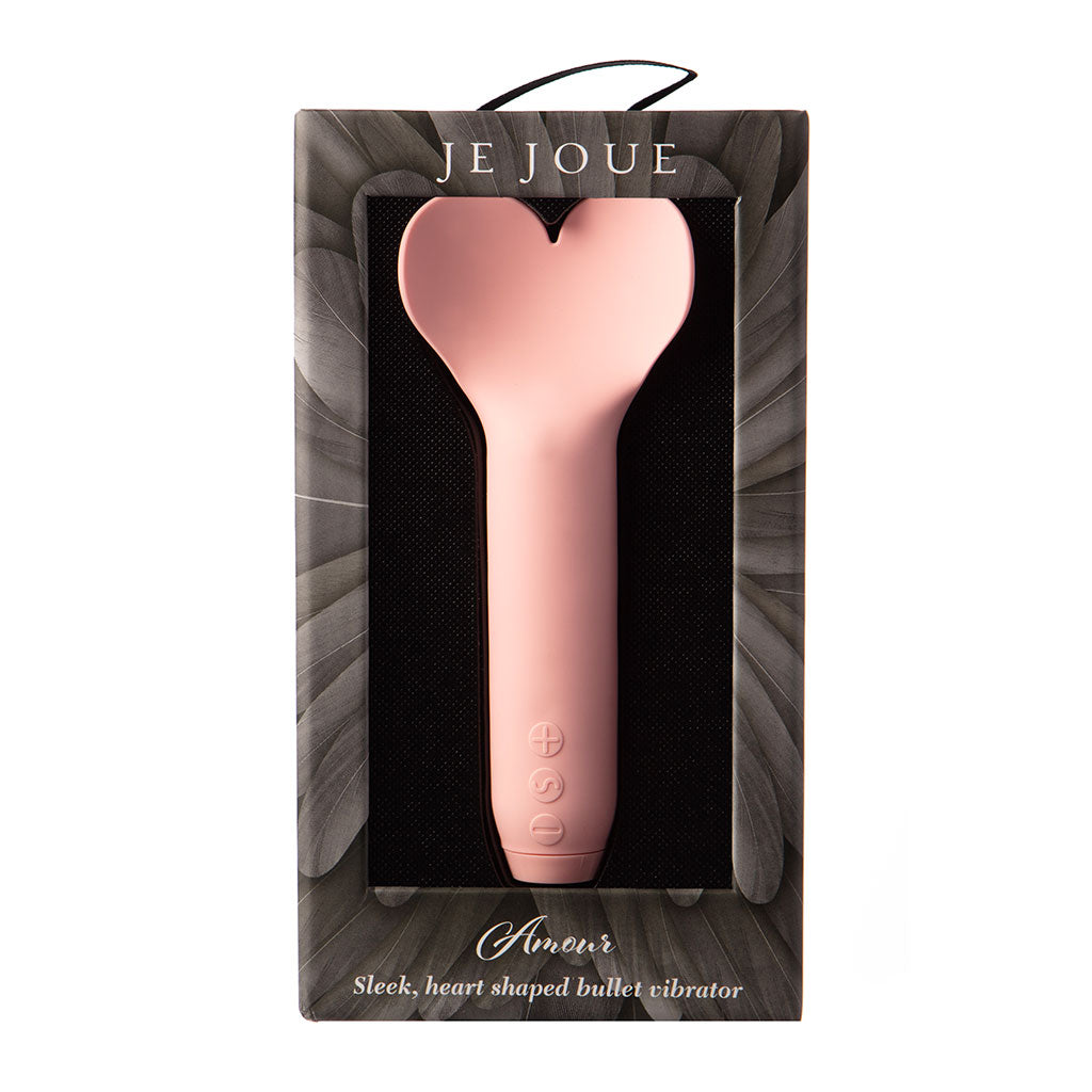 Amour Heart-Shaped Tip Bullet Vibrator – Powerful, Rumbly Sensations by Je Joue - VIbrators - The Naughty & Nice District - Adult Sex Toy Store