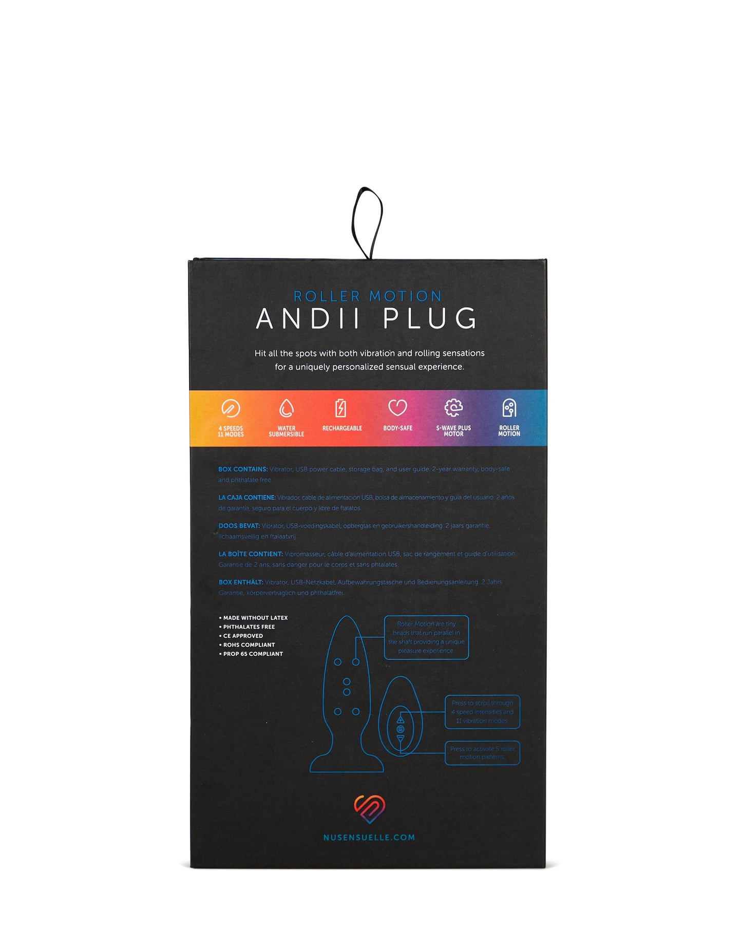 ANDII PLUG - NAVY BLUE - The Naughty & Nice District