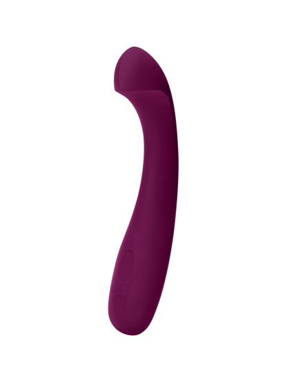 Dame, Arc Clit-Stimulating Vibrator with Curved Handle | 5 Intensity Levels & 5 Patterns | Waterproof Silicone | USB Rechargeable | Dame - VIbrators - The Naughty & Nice District - Adult Sex Toy Store