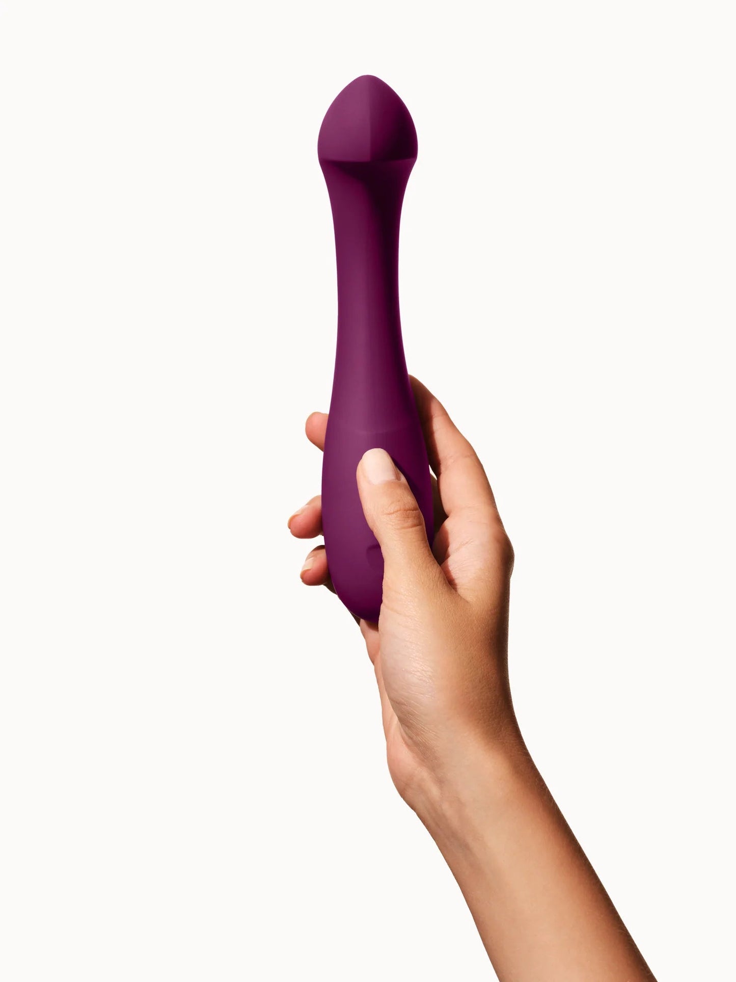 Dame, Arc Clit-Stimulating Vibrator with Curved Handle | 5 Intensity Levels & 5 Patterns | Waterproof Silicone | USB Rechargeable | Dame - VIbrators - The Naughty & Nice District - Adult Sex Toy Store